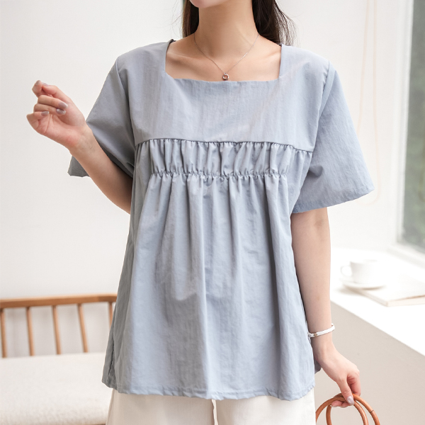 Maternity*Russack Square Banding Blouse
