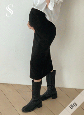 <b>[Repurchase item/20,000 units sold✨/XLAdd]</b> [S-made] Maternity*Double-length maternity skirt [Ella fit]
