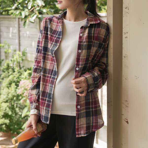 Maternity*Porterbee Check Shirt