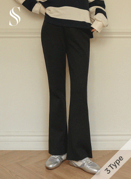 Maternity*Pretty Bootcut Maternity Pants/3TYPE