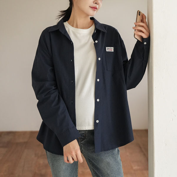 Maternity*Biocotton Label Basic Shirt