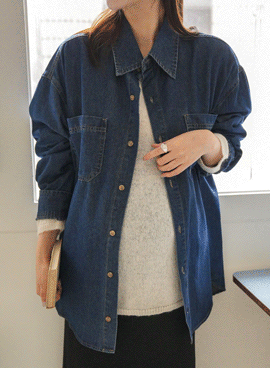 Maternity*Boy Overfit Denim Shirt