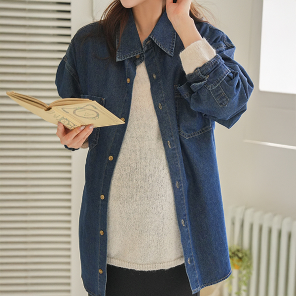 Maternity*Boy Overfit Denim Shirt