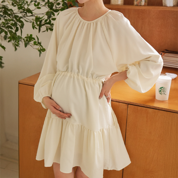 Maternity*Lean String Mini Maternity Dress