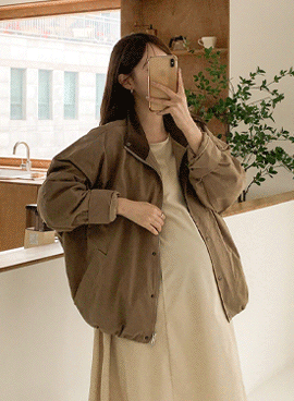 Maternity*Butt-block oversized nightgown