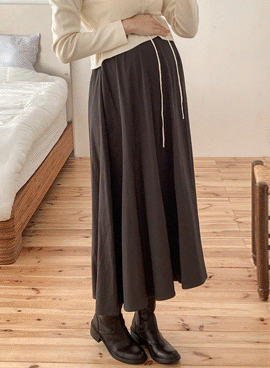 Maternity*Tan-tan Light Long Banding Skirt