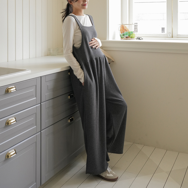 <b>[Loose fit/Mass look]</b> [S-made] Maternity*Stunning maternity jumpsuit