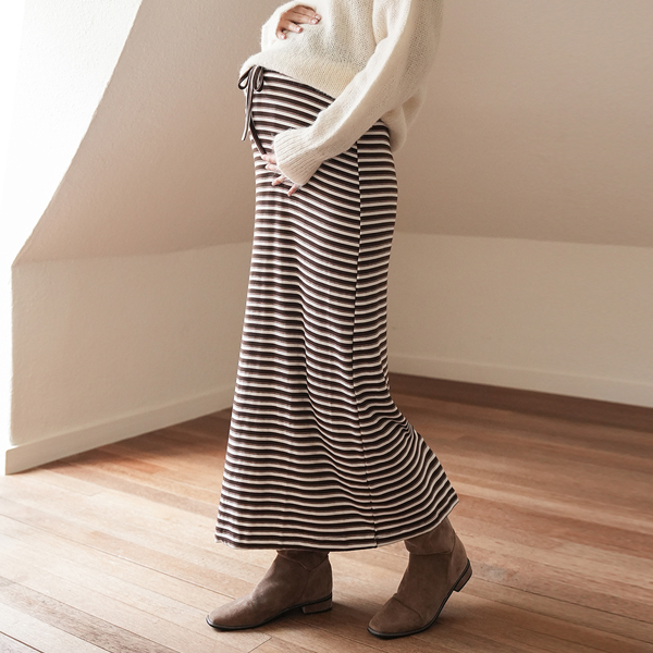 <b>[Limited-time discount]</b> Maternity*Hippie Dangar Long Maternity Skirt (for postpartum use)