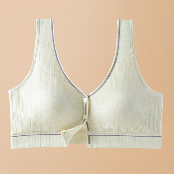 <b>[MD Recommended New Product]</b> [Plus Fit] Perfect Fixation/Integrated Pad/Modal Front Button Nursing Bra 2-Piece Set