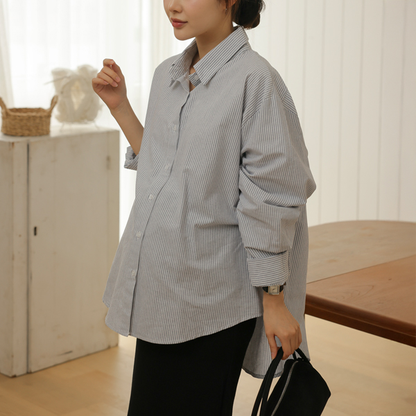 Maternity*Sense Stripe Shirt