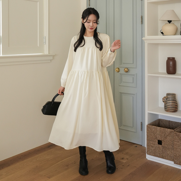 Maternity*Day Cancan Long Maternity Dress