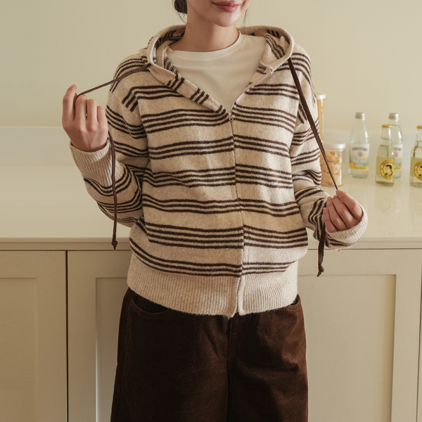 Maternity*Blend Knit Hoodie