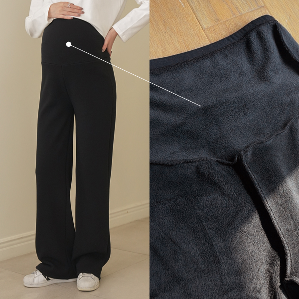 <b>[Special Offer 2-Piece Set]</b> [S-made] Maternity*Maternity Pants with Mink Wide Fit