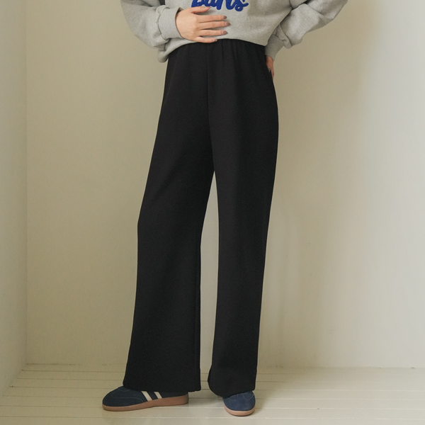 <b>[Mink lining/adjustable]</b> [S-made] Maternity*Warm knit adjustable wide maternity pants (fleece lining)