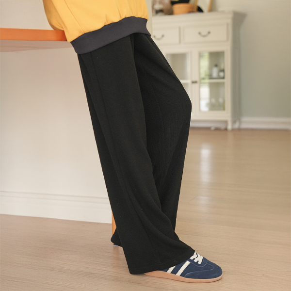 Maternity*Cozy Fit Wide Maternity Pants