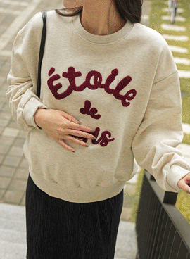 Maternity*Ette Man-to-Man T-shirt