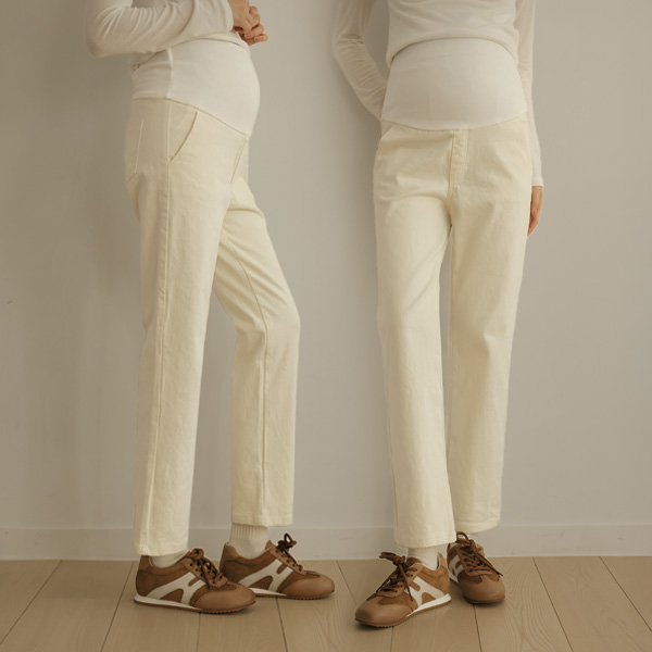 Maternity*Cotton fleece maternity pants