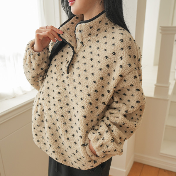 Maternity*Heart Tumble String Anorak Man to Man