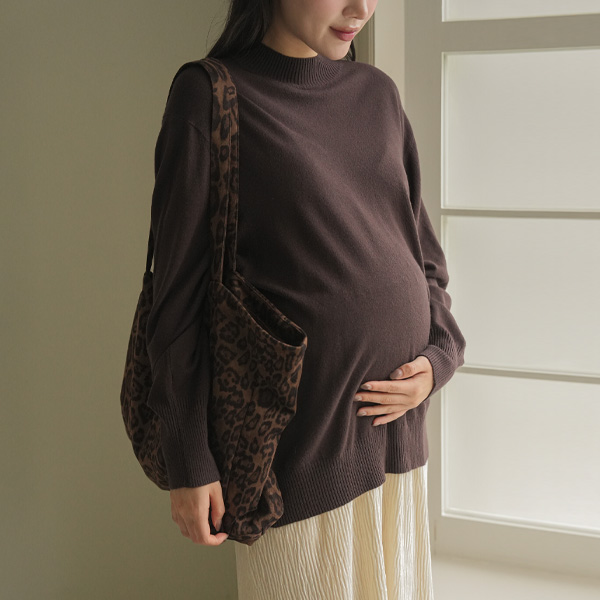 Maternity*Modern Simple Half-Polar Knit