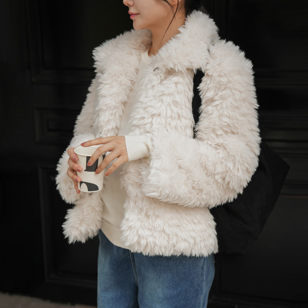 Maternity*Illumi Fur Jacket