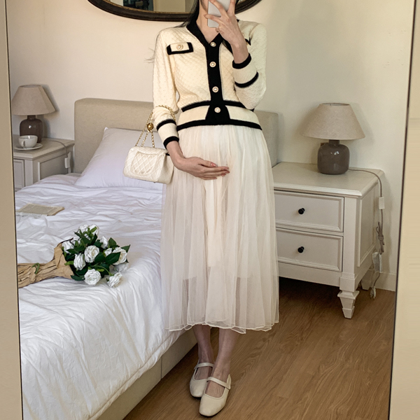 Maternity*Coco Pearl Cardigan Sha Maternity Dress