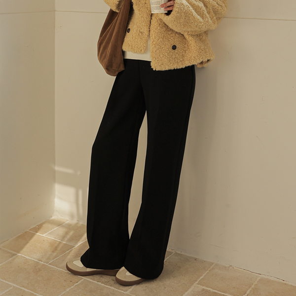 Maternity*Double Cheese Wide Maternity Pants