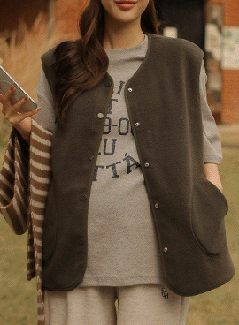 Maternity*1989 Thick Peach Boxy Shirt