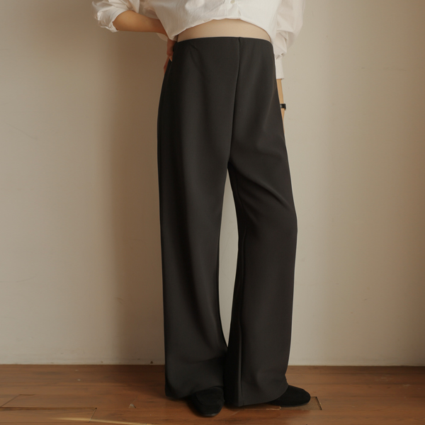 Maternity*Wide maternity slacks with full fleece lining