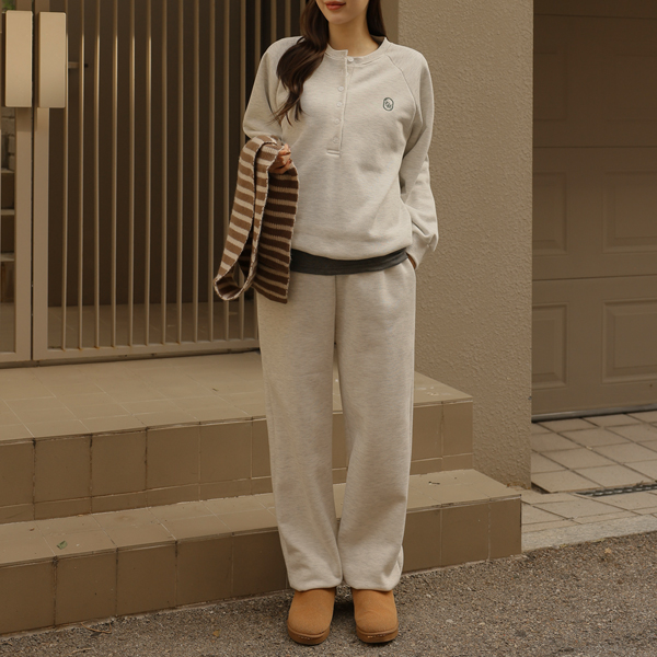 <b>[Thick Fleece/Winter Set]</b> [S-made] Maternity*Toktok Signature Fleece Maternity Set (Nursing-Friendly)