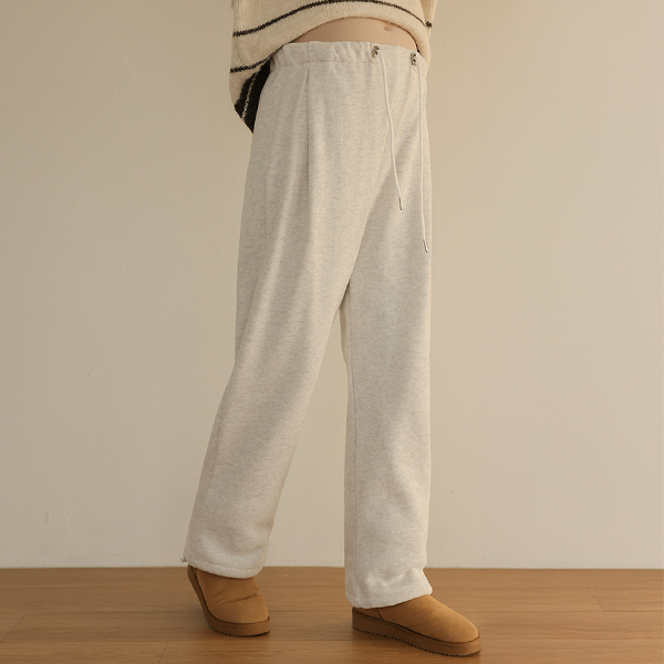 Maternity*Two-Way Mink Stopper Wide Maternity Pants