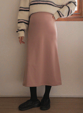 Maternity*Soft Wool High Maternity Skirt