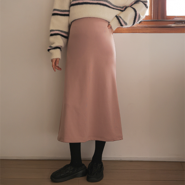 Maternity*Soft Wool High Maternity Skirt