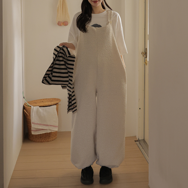 Maternity*Poggle fleece jogger jumpsuit