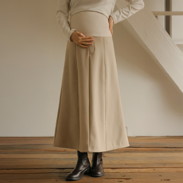 Maternity*Sorona Mink Flare Maternity Skirt