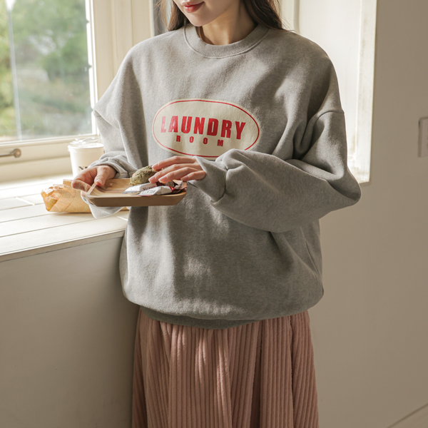 Maternity*Laundry Overfit Fleece Man to Man