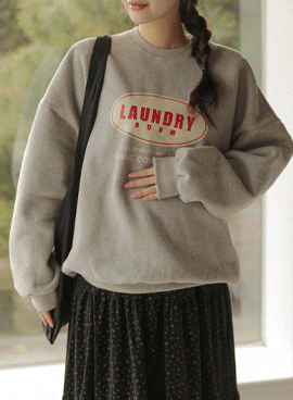 Maternity*Laundry Overfit Fleece Man to Man