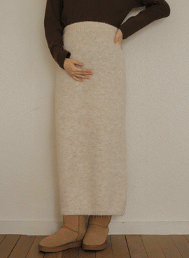 Maternity*Tobronze one-piece knit skirt (early to mid-term/new mother)