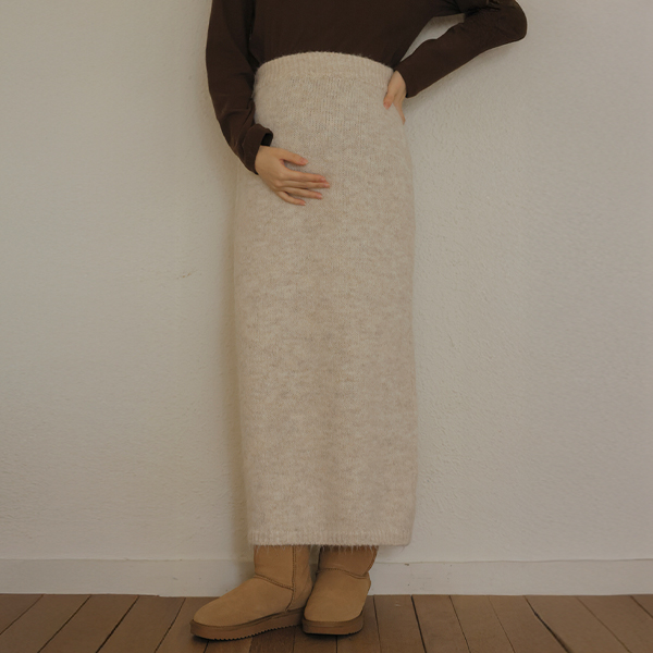 Maternity*Tobronze one-piece knit skirt (early to mid-term/new mother)