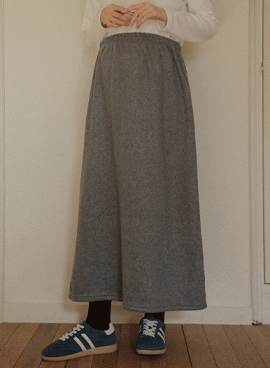 Maternity*Winter Fleece Aline Banding Skirt (Early to Middle Childhood/Newborn Mom)