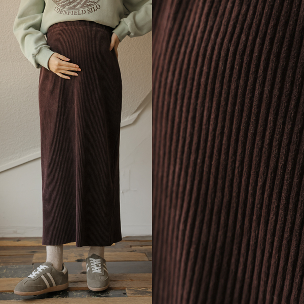 Maternity*Velour One-piece Banding Skirt (Early to Middle Childhood/Newborn Mom)