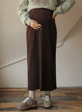 Maternity*Velour One-piece Banding Skirt (Early to Middle Childhood/Newborn Mom)