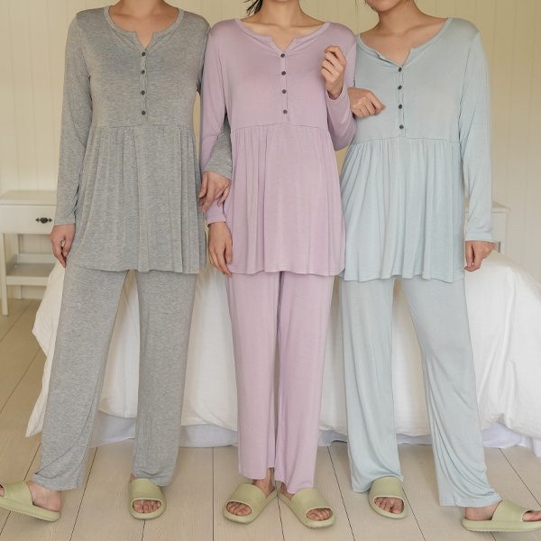 [S-made]Maternity*One-piece Tsar top and bottom set