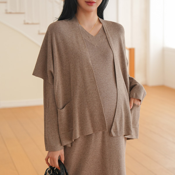 Maternity*Camisole Shawl Cardigan