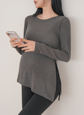 Maternity*Unfoot cover yoga t-shirt