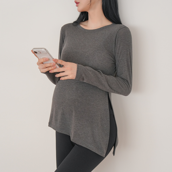 Maternity*Unfoot cover yoga t-shirt