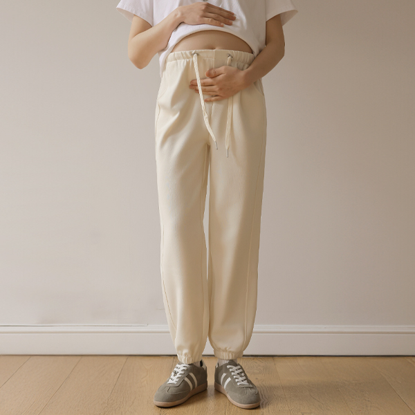 Maternity*Incision Stopper Jogger Maternity Pants
