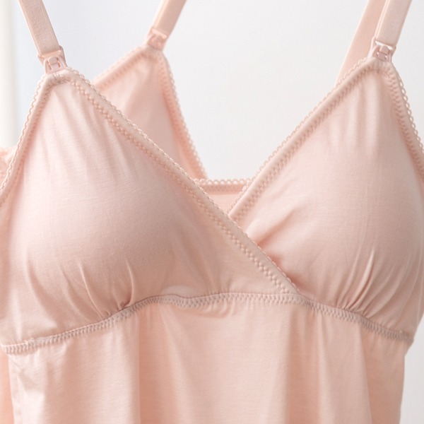 <b>[9,000 units sold ✨/Popular item for all seasons]</b> [1+1 Special Sale/Free Shipping] Tencel/Maternity Nursing Bra Top 2-piece Set (Built-in Cap/No Wire/Made in Korea)