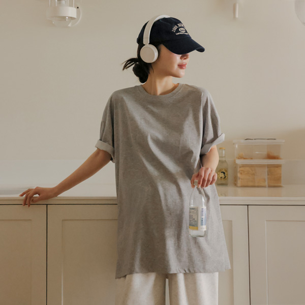 [S-made] Maternity*Washable Premium Loose Fit Maternity T-shirt