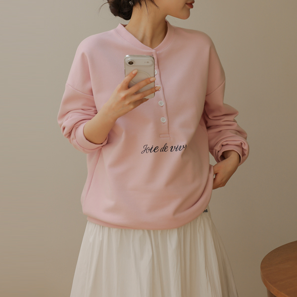 <b>[Loose fit/Dual-purpose/Daily man-to-man]</b> [S-made] Nursing suit*Juadtantan loose fit nursing man-to-man (for maternity use)