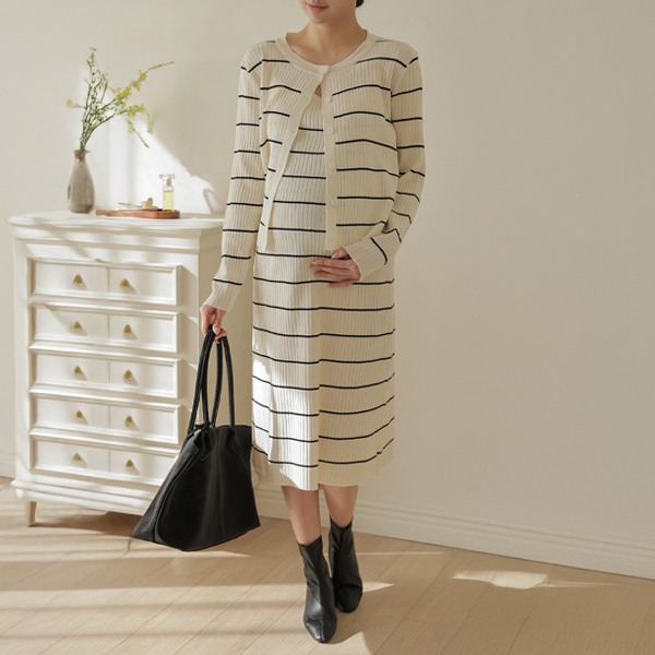 Maternity*Dankara Goljini Knit Set Maternity One-Piece Dress